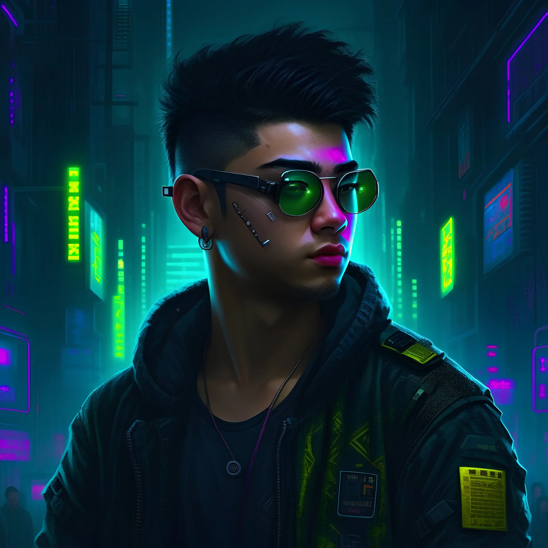 The cyberpunk boy