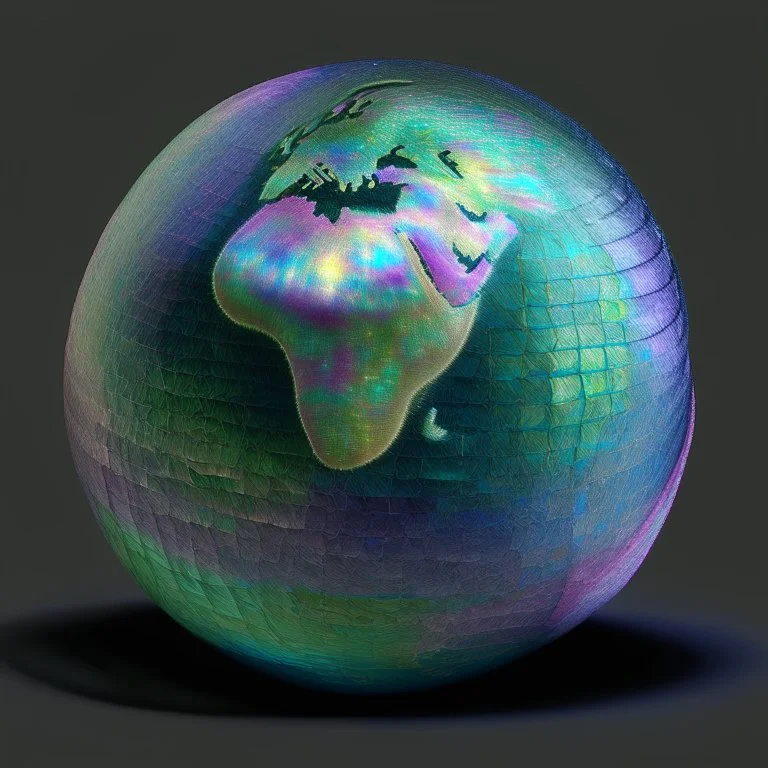 iridescent globe cloth