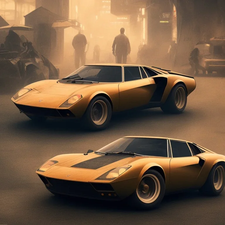 bladerunner 2049 version of a lamborghini miura