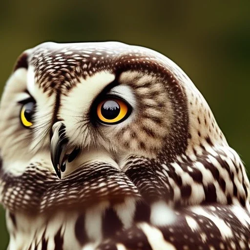 To take a macro photograph of a baykuş (owl), you will need a camera with a macro lens or a lens with close-focusing capabilities. You will also need to get close to the owl, as macro photography requires the camera to be very close to the subject. It may be helpful to use a tripod or other stabilizing device to help keep the camera steady while you are taking the photo.