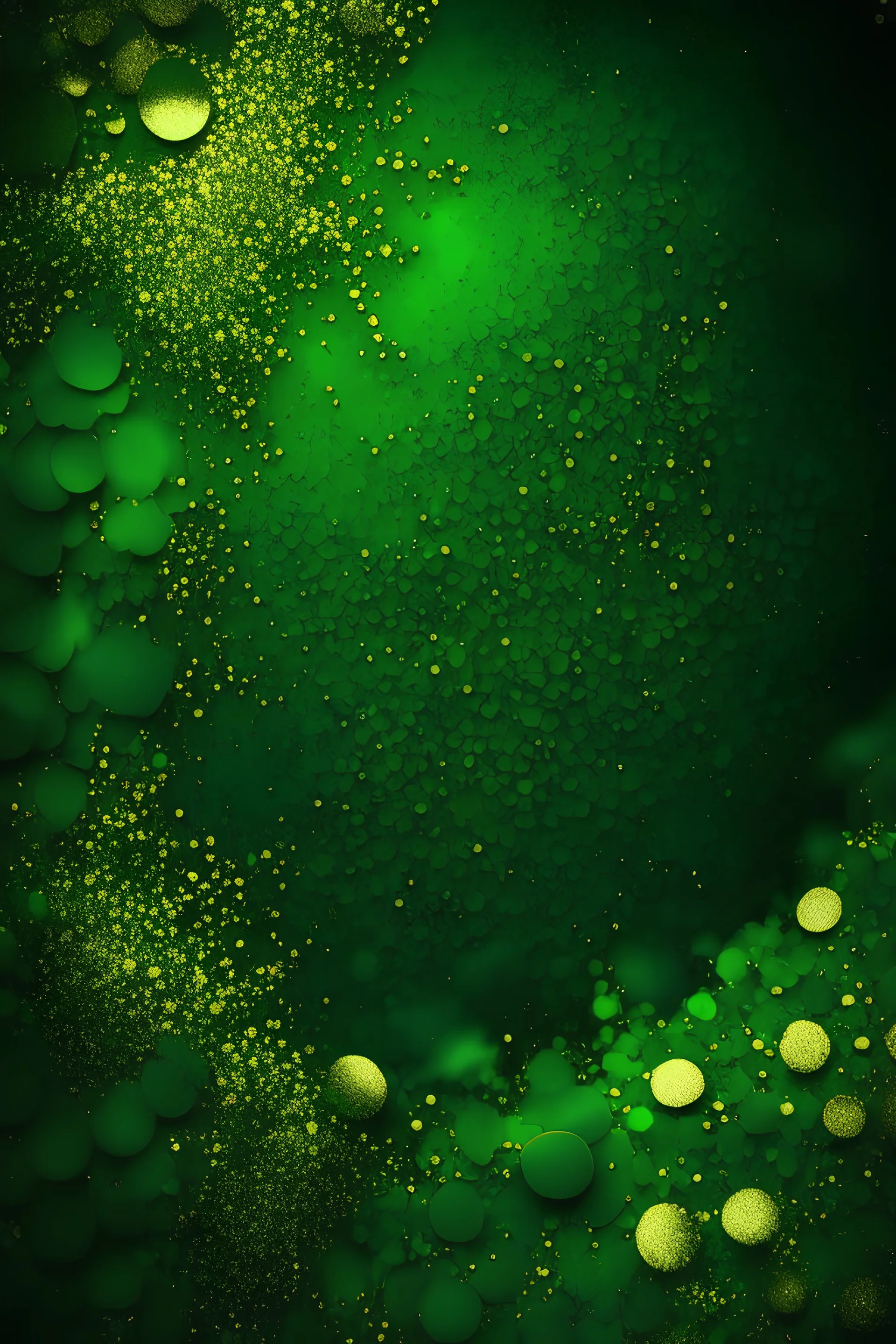 beautiful green background with gold flakes high resolution