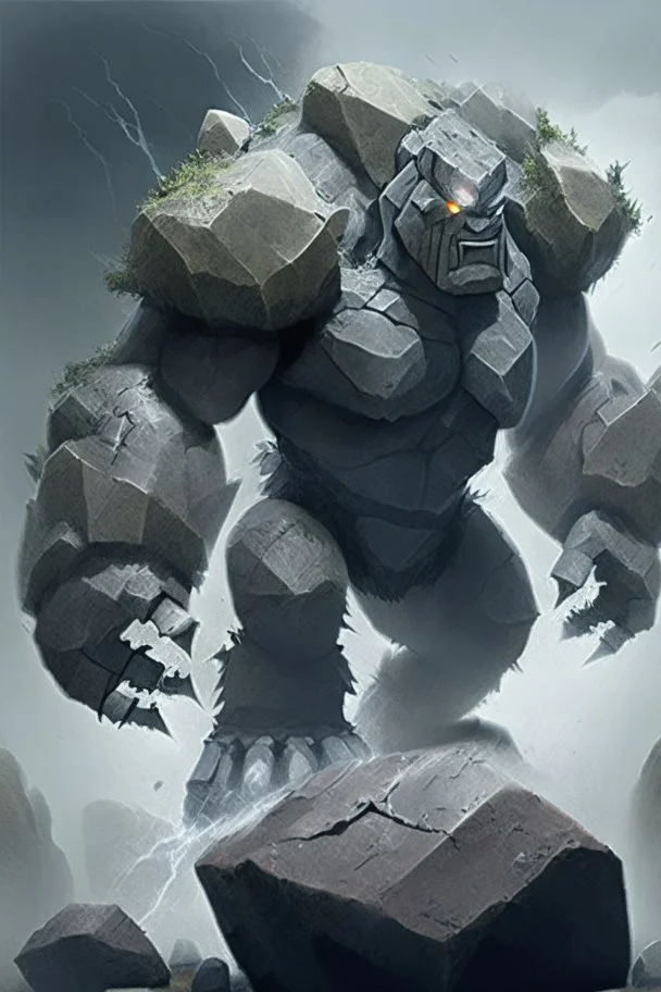 stone storm monster golem