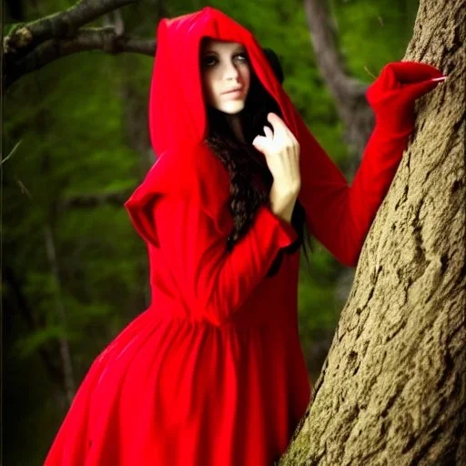 horny, gorgeous red riding hood