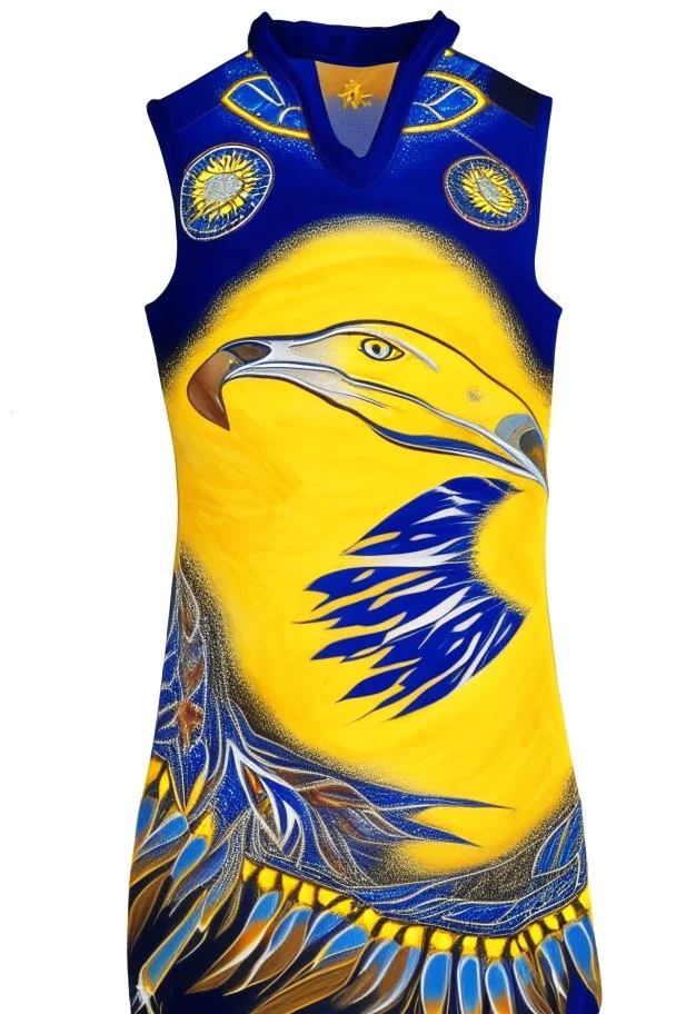 west coast eagles indigenous painting guernsey