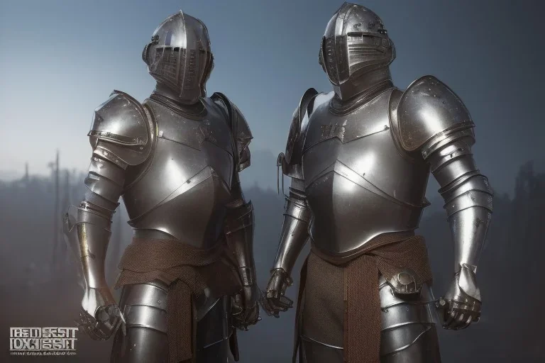 shining medieval knight armor pieces, realistic, insane detail, metallic, digital painting, unreal engine render