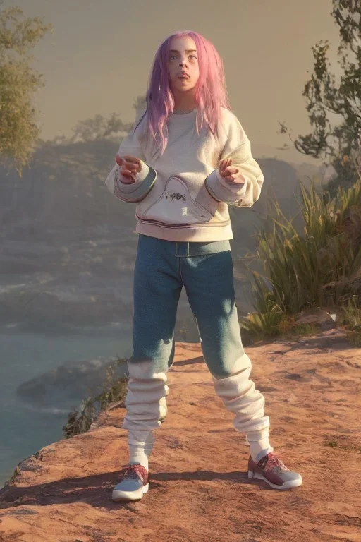 Billie Eilish, white socks