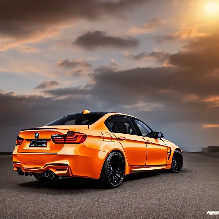 sunset orange bmw m3 g80 2021