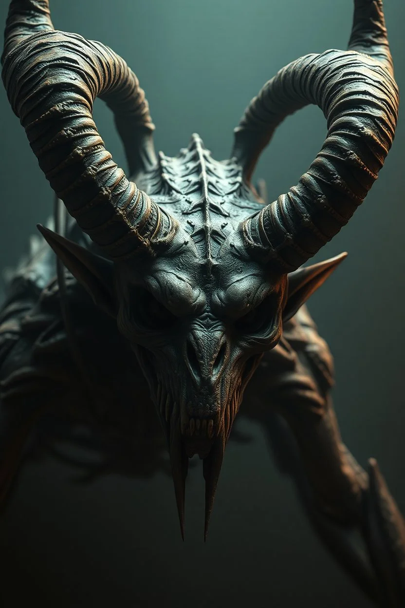 Bosch nightmares paint inf style Title: a creature with horns ,insanely detailed octane render trending on artstation, 8k artistic photography, photorealistic concept art, soft natural volumetric cinematic perfect light, chiaroscuro, award-winning photograph, masterpiece, oil on canvas, Raphael, Caravaggio, Greg Rutkowski, people, beksinski, Giger