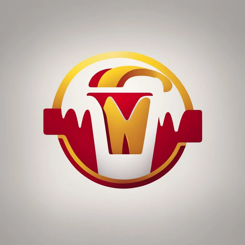 The McDonalds logo combined with the Motorola logo