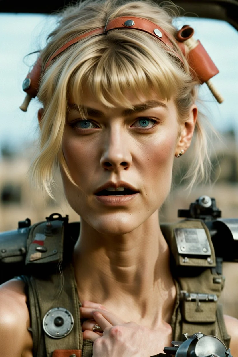 Rosamund Pike is Tank Girl is her iconic scene