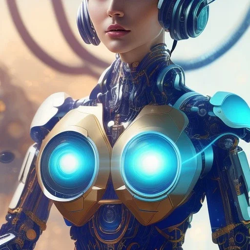 cosmos masterpiece, humanoid sexy cyborg robot with octopus hands, sango fantasy, fantasy magic, sharp focus, illustration, highly detailed, digital painting, concept art, matte, artgerm and paul lewin and kehinde wiley, full figure, fit in board, cyber punk, pretty accurate hands face fingers, natural aye, fit within portrait