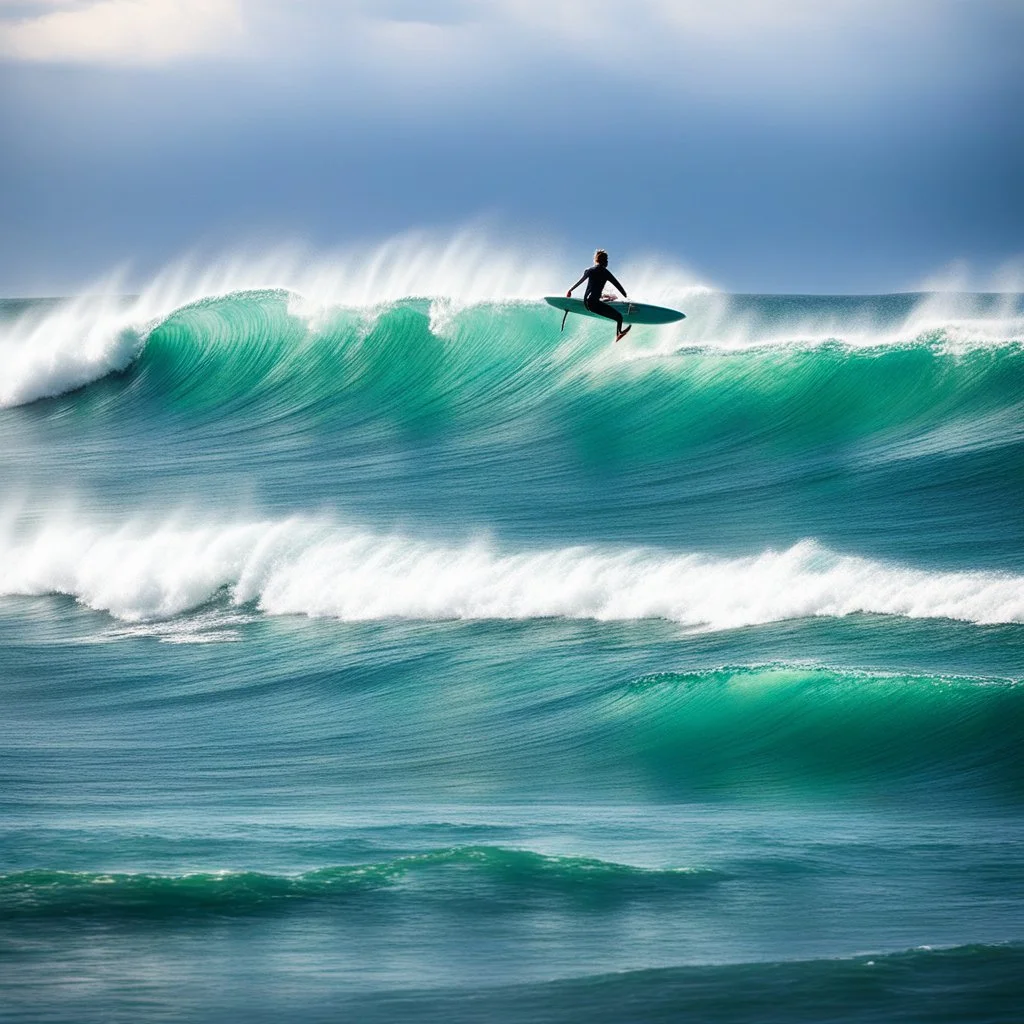 Oh, surfer les vagues, c’est ma liberté, Les rouleaux me portent, je suis prêt à rêver. Gauches et droites, un ballet enchanté, Sur cette mer vivante, je suis émerveillé.