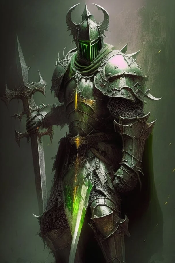 crusader holy light olive green dark medieval knight paladin crusades diablo demon dark ages templar devil