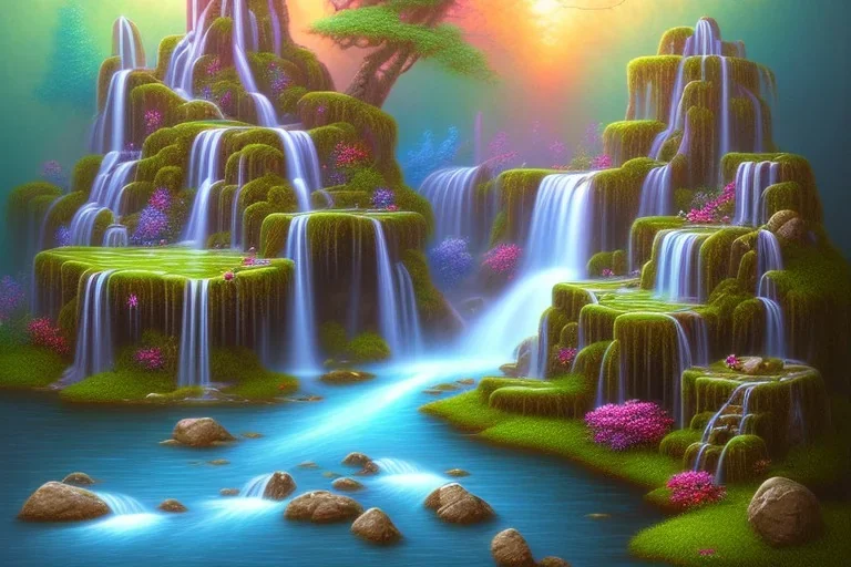 island waterfall smarties