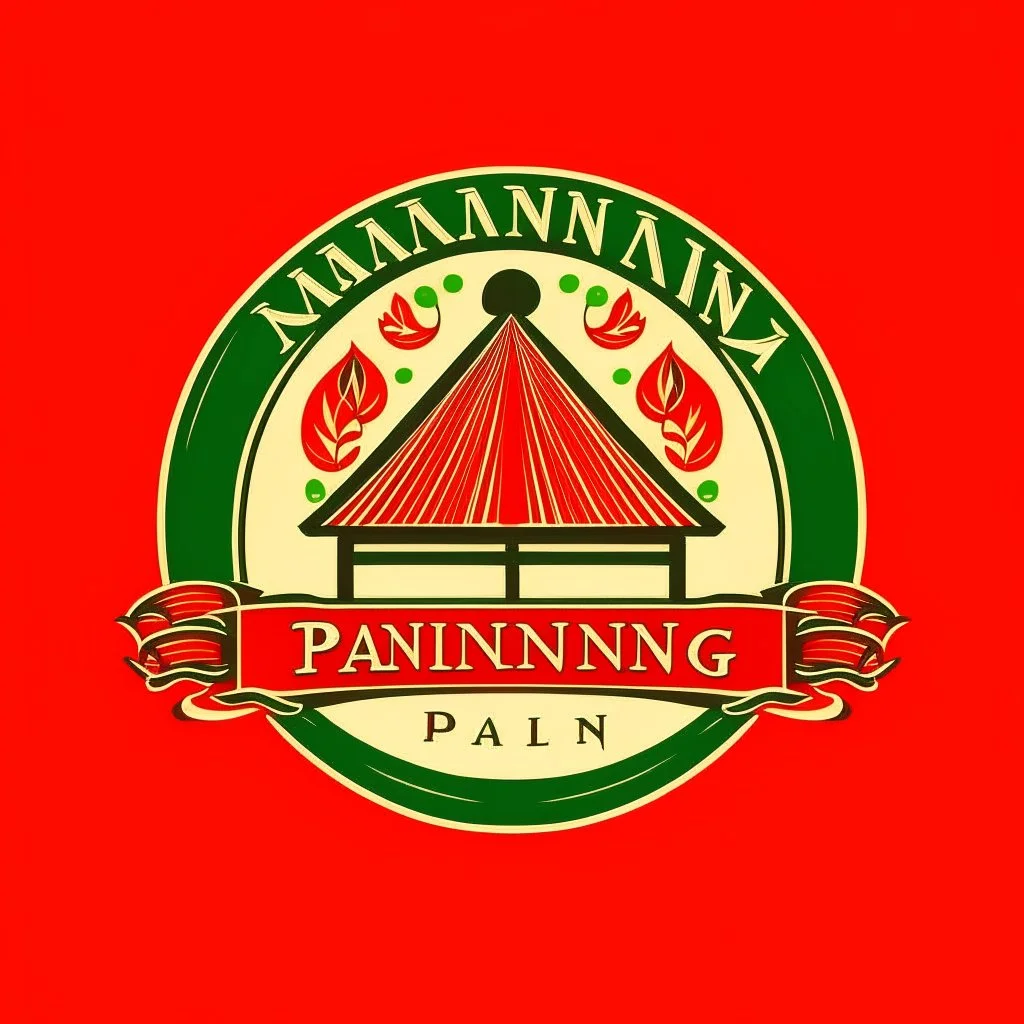 Dining Pavilion logo in the style of Frankie & Benny's.