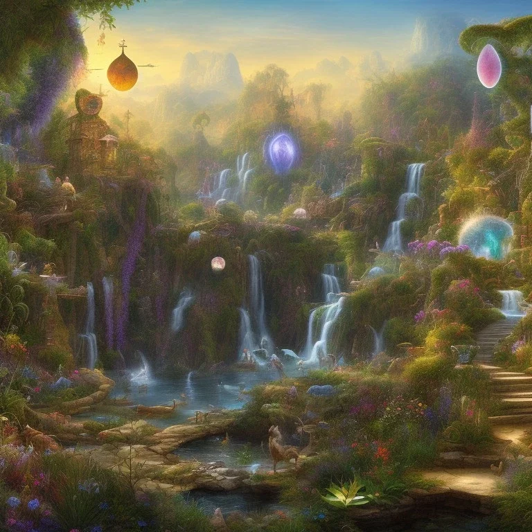 cartoon garden of eden