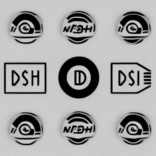 design "Dash projekt" logo, modern, simple, black and white