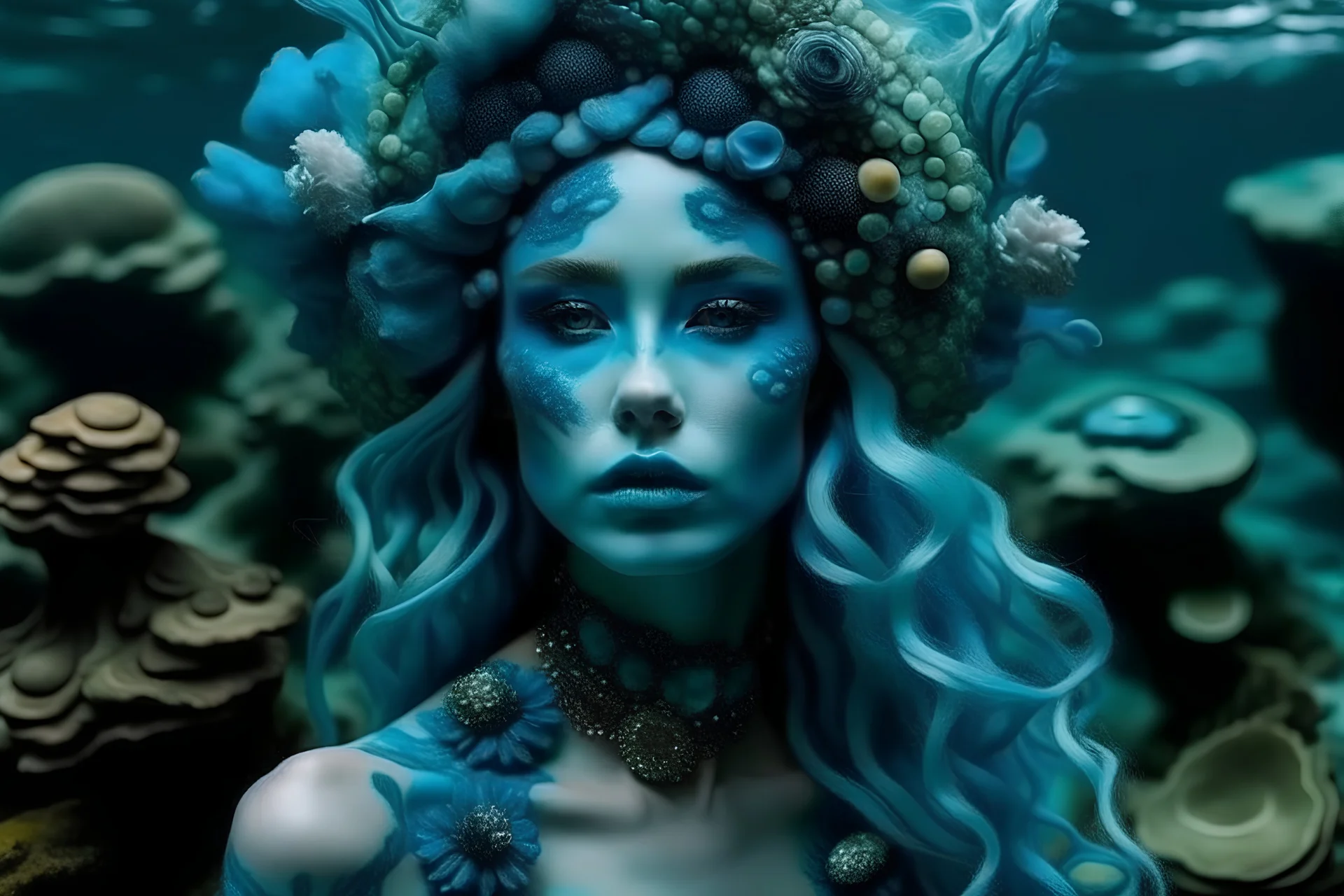 Goddes of the sea looking like seacreatures