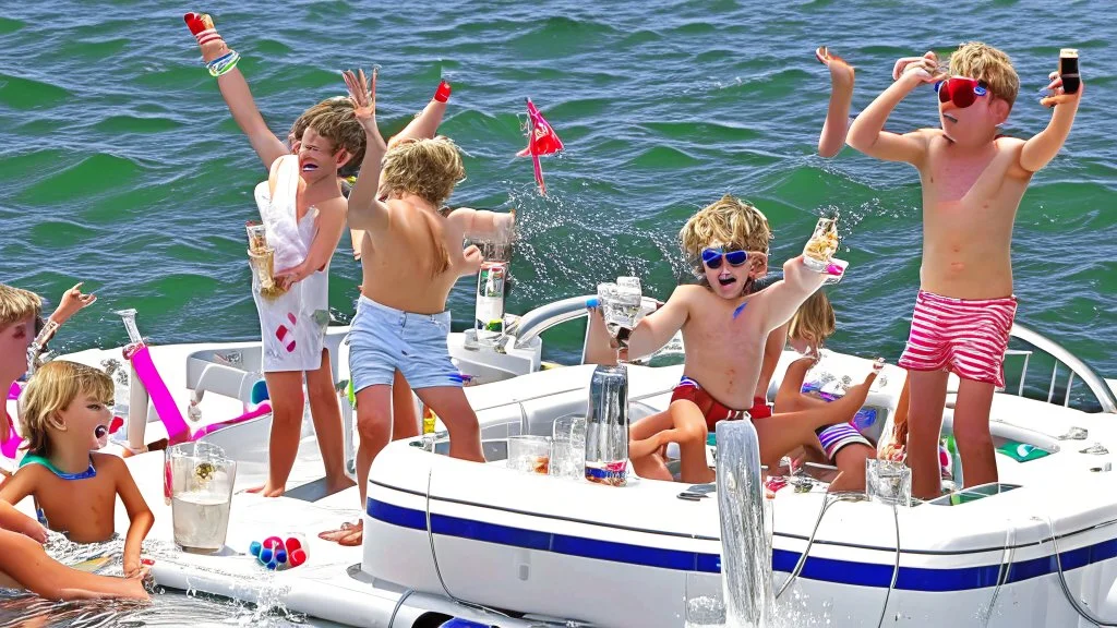 kids drinking on yacht party crashes