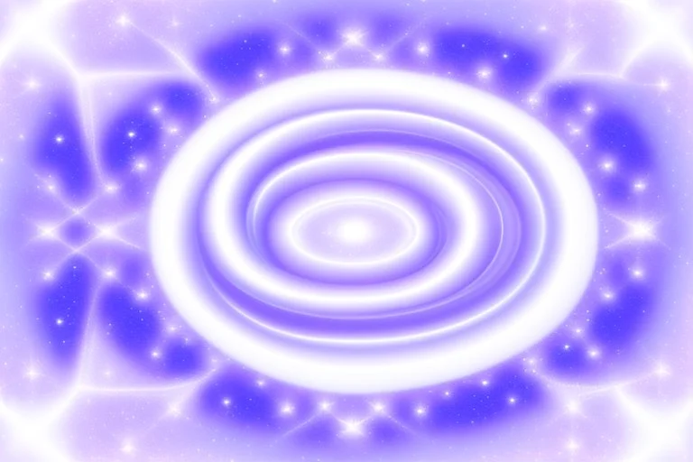 beautiful white cosmic design for a rub
