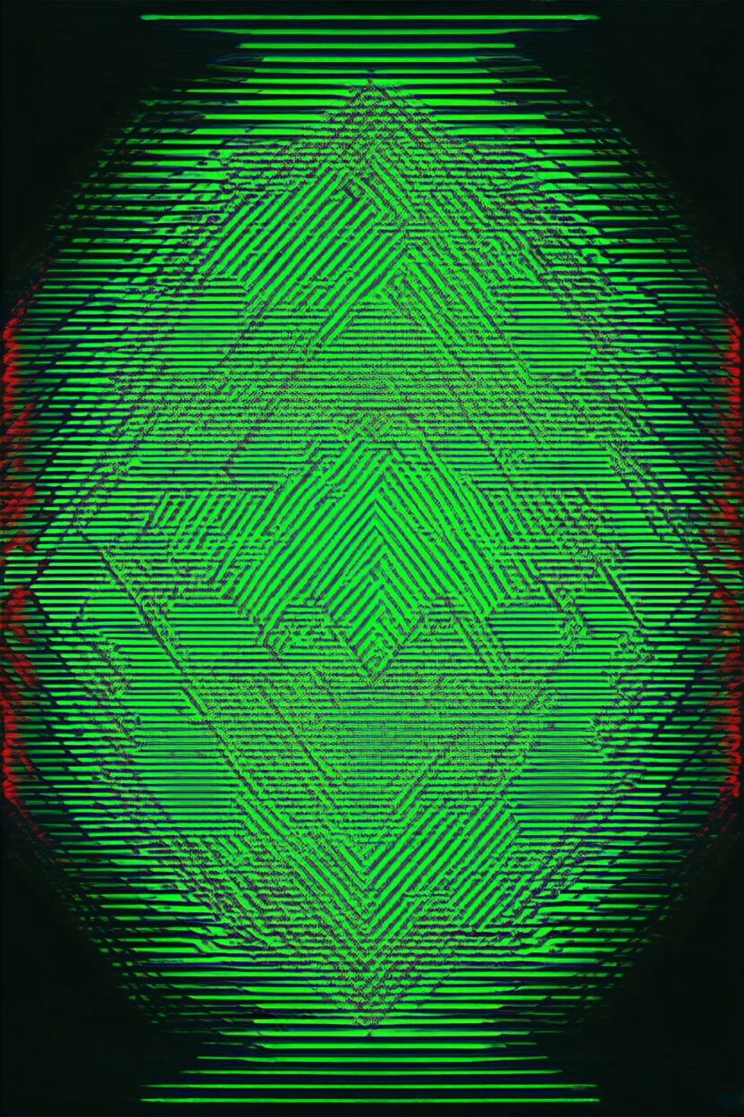 recursive triangular resonance; optical art