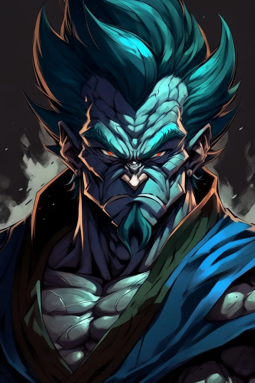 Hades, Dragonball Z art style