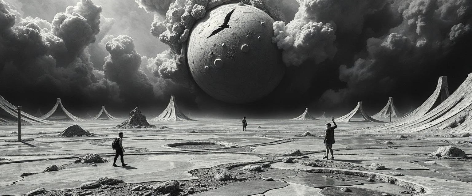 the world is a harsh place but if you behave you can do well, in the style of Nerdrum and Rembrandt, Escher and Giger