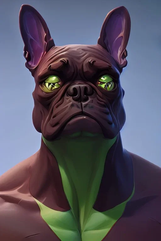 alien french bulldog musculature hulk body HD strong french bulldog hulk marvels Warcraft