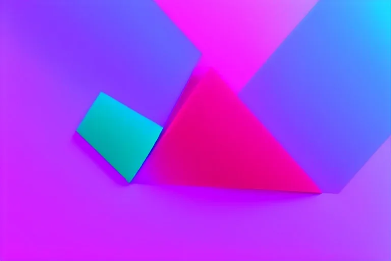 background geometric installation abstract rgb 3D