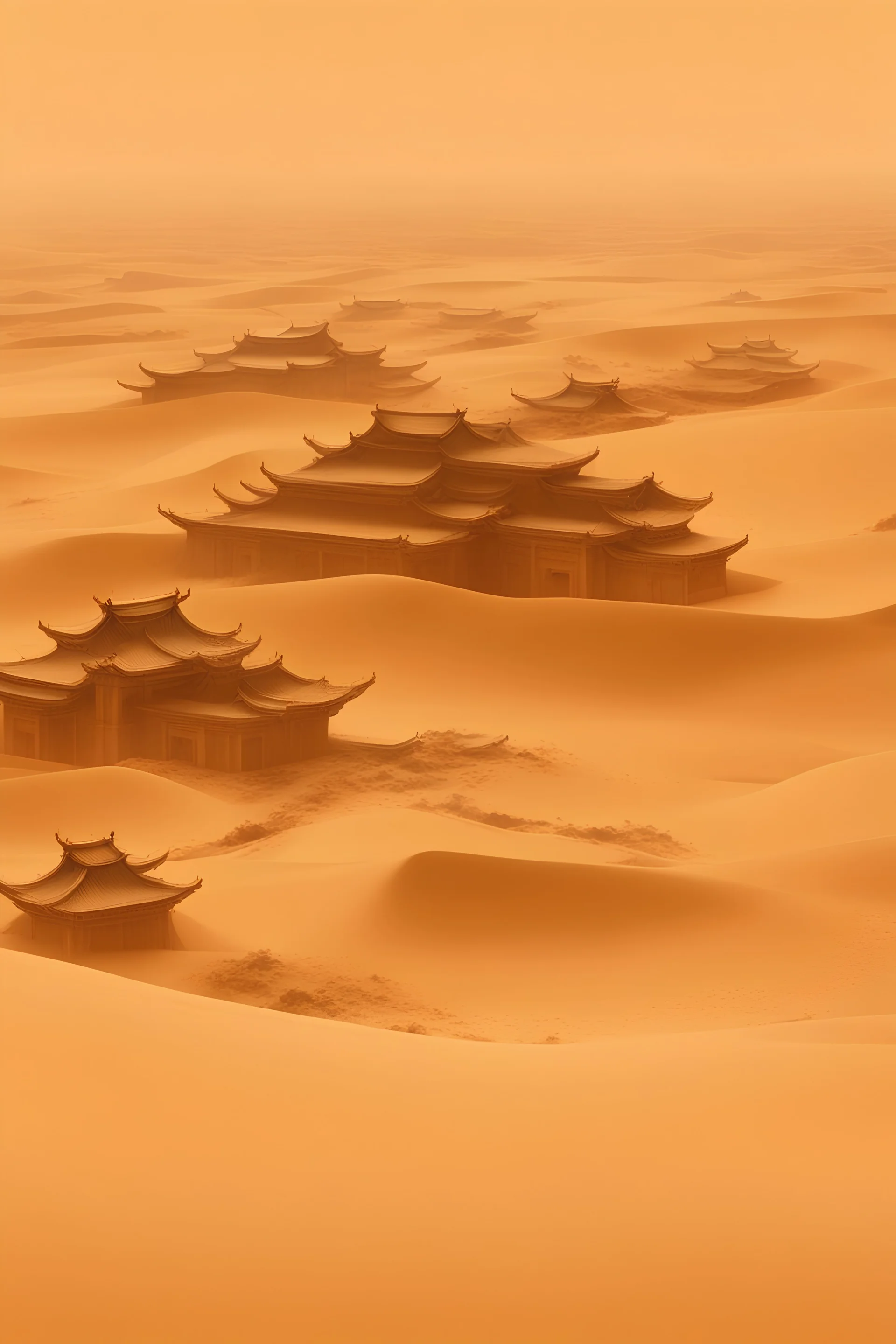 ancient, chinese, fantasy, desert sand, ant hell, sand storm