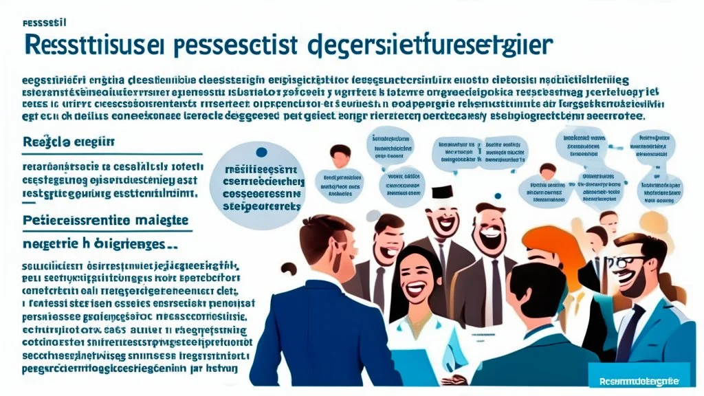 Certainly, here is a description of the ideal image for the article about "Successful Recruitment Strategies in the Business World" in English: The image depicts a group of happy and motivated employees in a professional work environment. In the center of the image, there is a manager or leader explaining successful recruitment principles to their team. The employees are shown actively engaging and participating in a discussion about the company's future. The image conveys a positive message ab