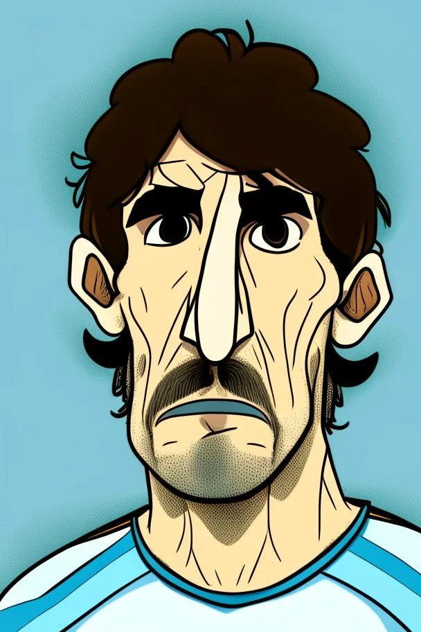 Alejandro Garnacho Argentine football player ,cartoon 2d