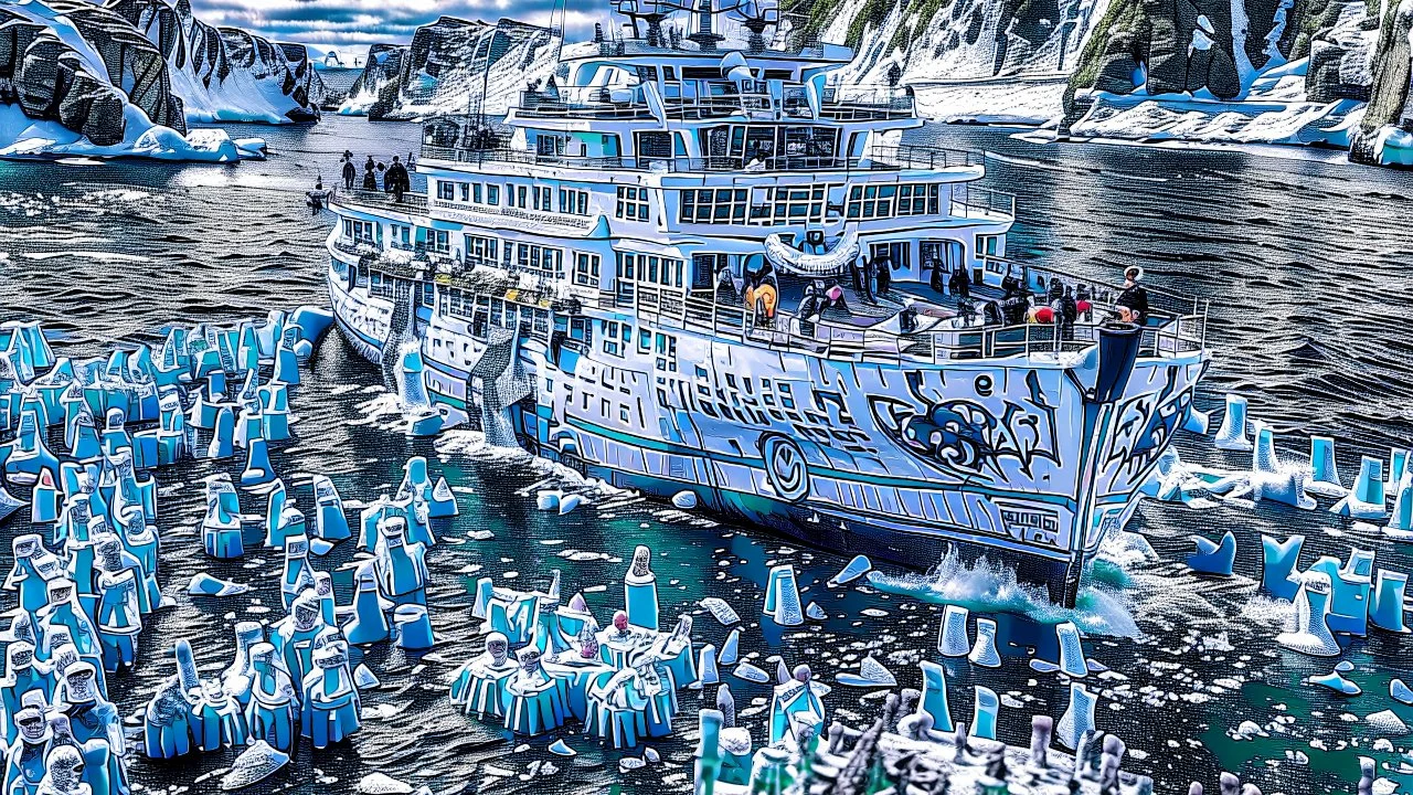 Yacht party hits the iceberg