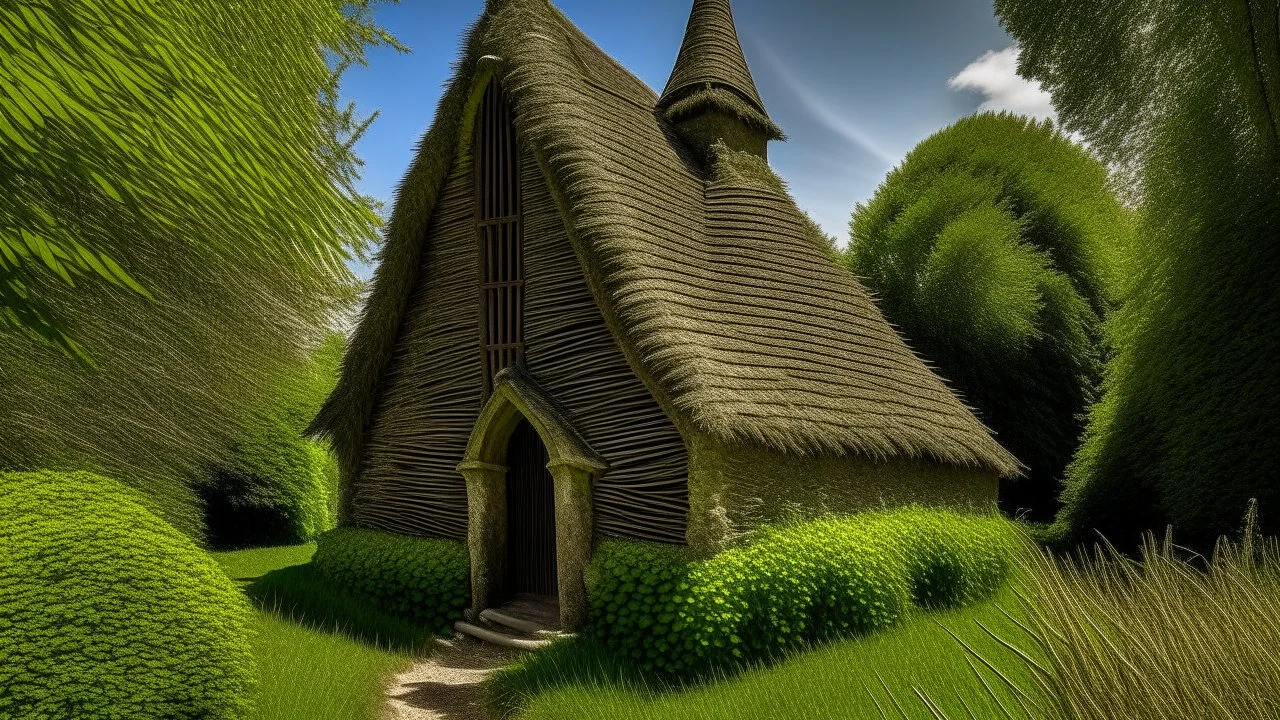 Thatched church