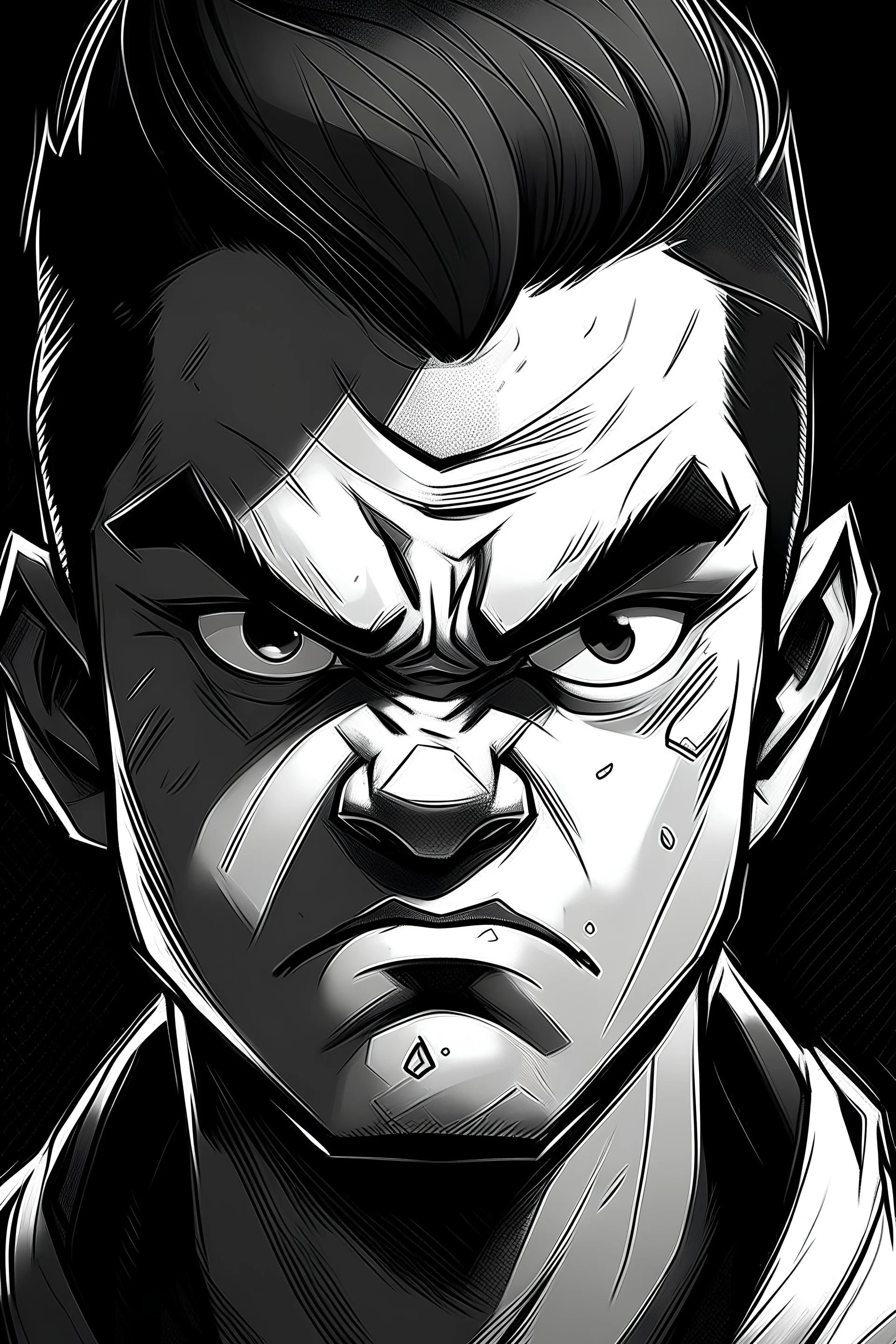 face of a bad boy
