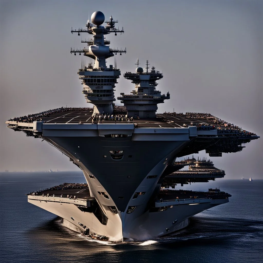 Multi-level aircraft carrier