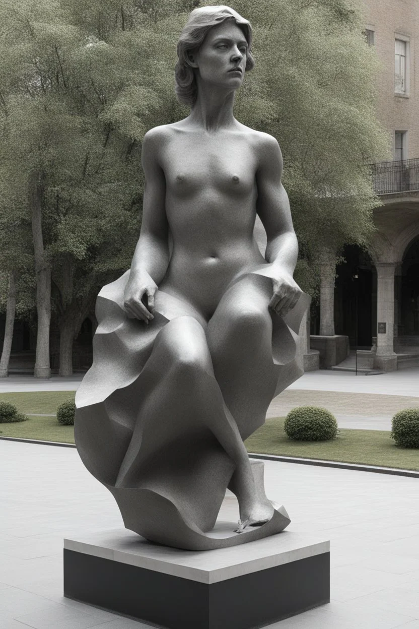 the sculpture is unusual