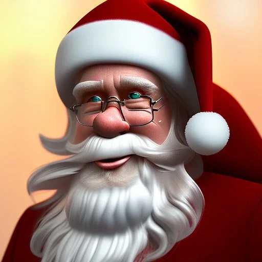 Santa Clause, portrait, detailed, 8k resolution, warm light