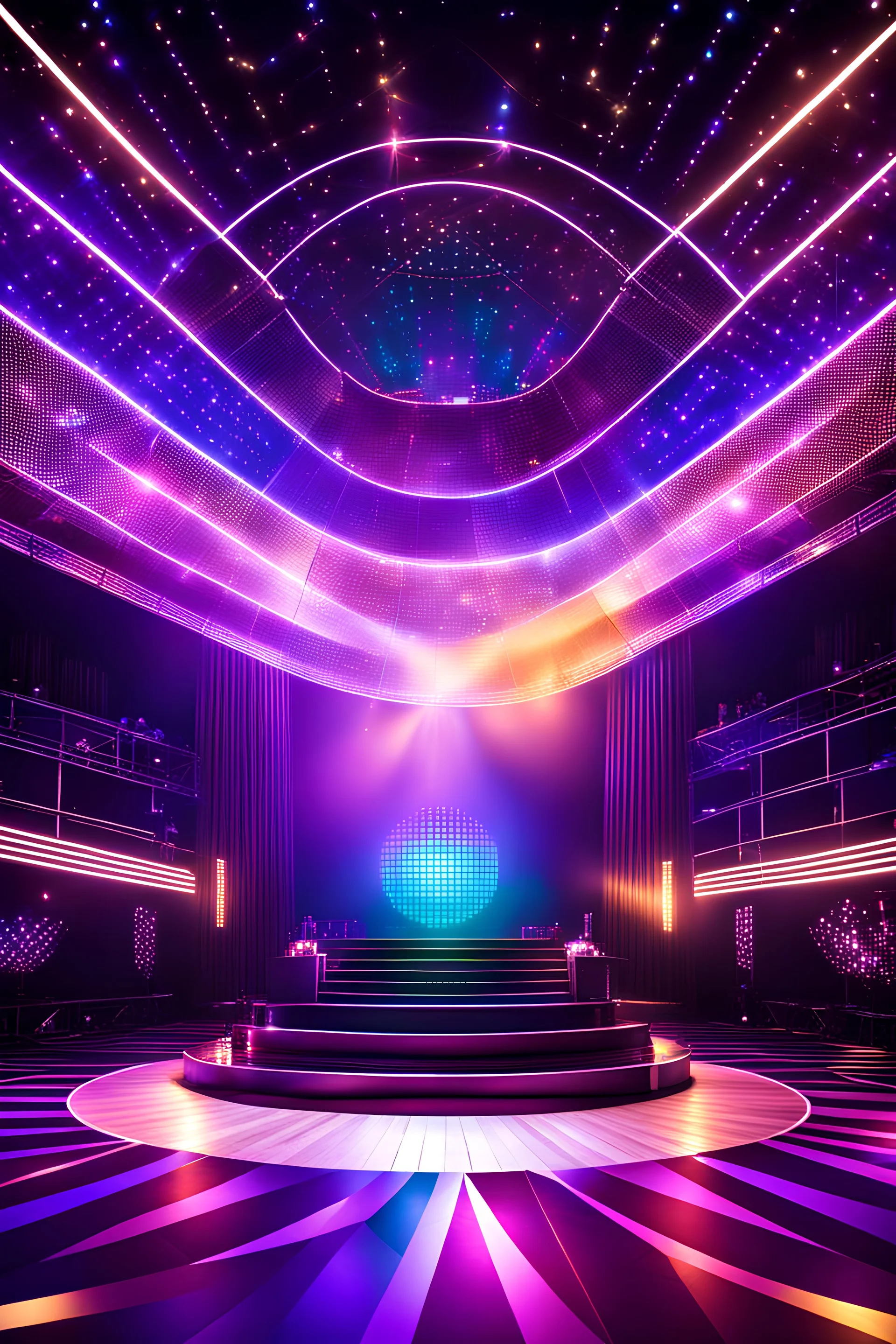 luxury disco stage