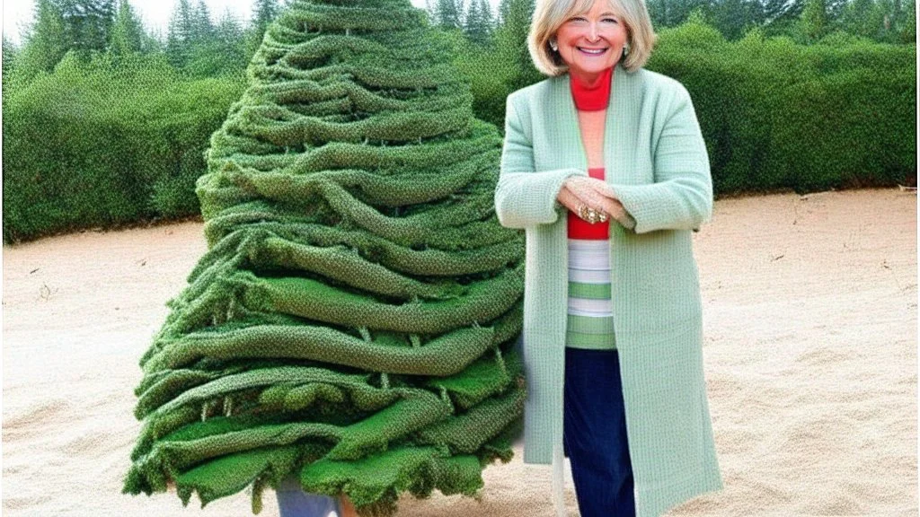 martha stewart looks like a tree