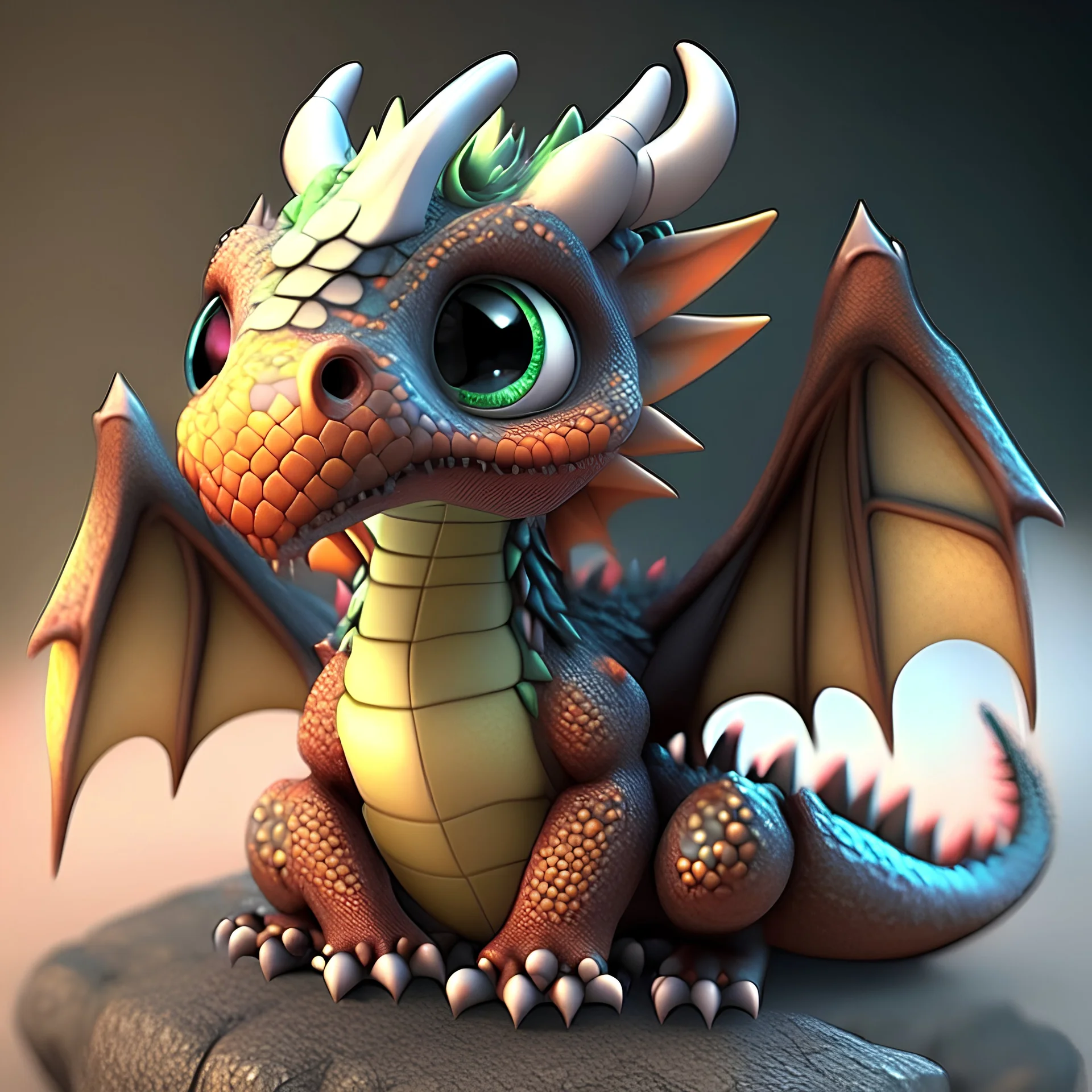 cute dragon 3D