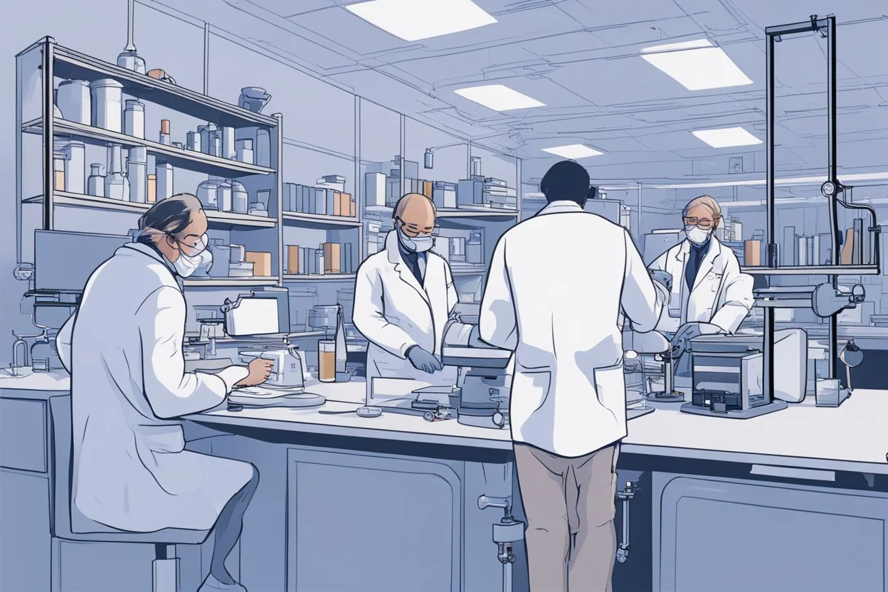 علماء يعملون في المختبرات