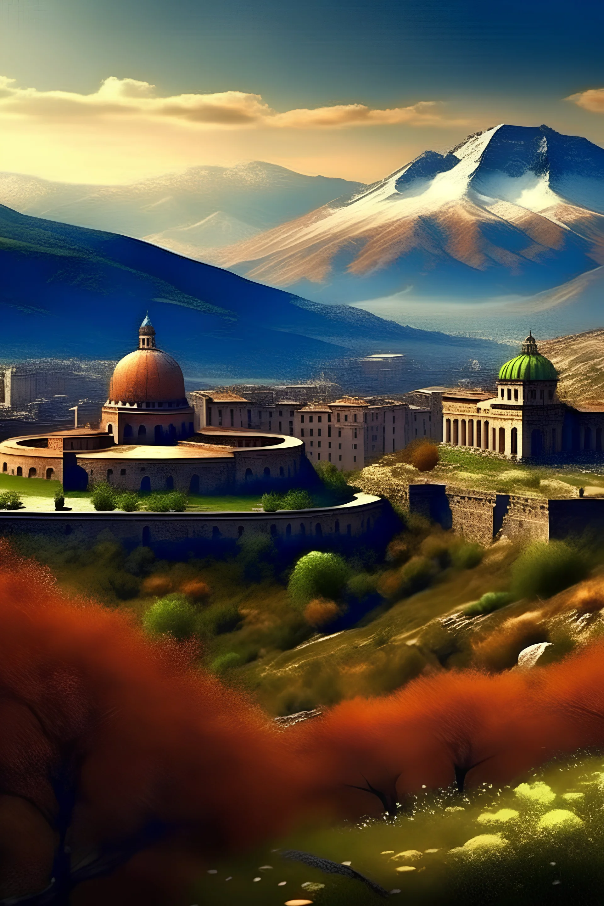 create an image which present Armenia culture better