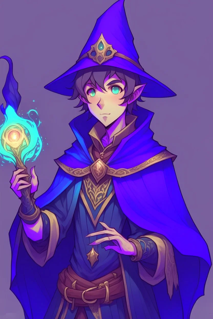 young manNecromant mage