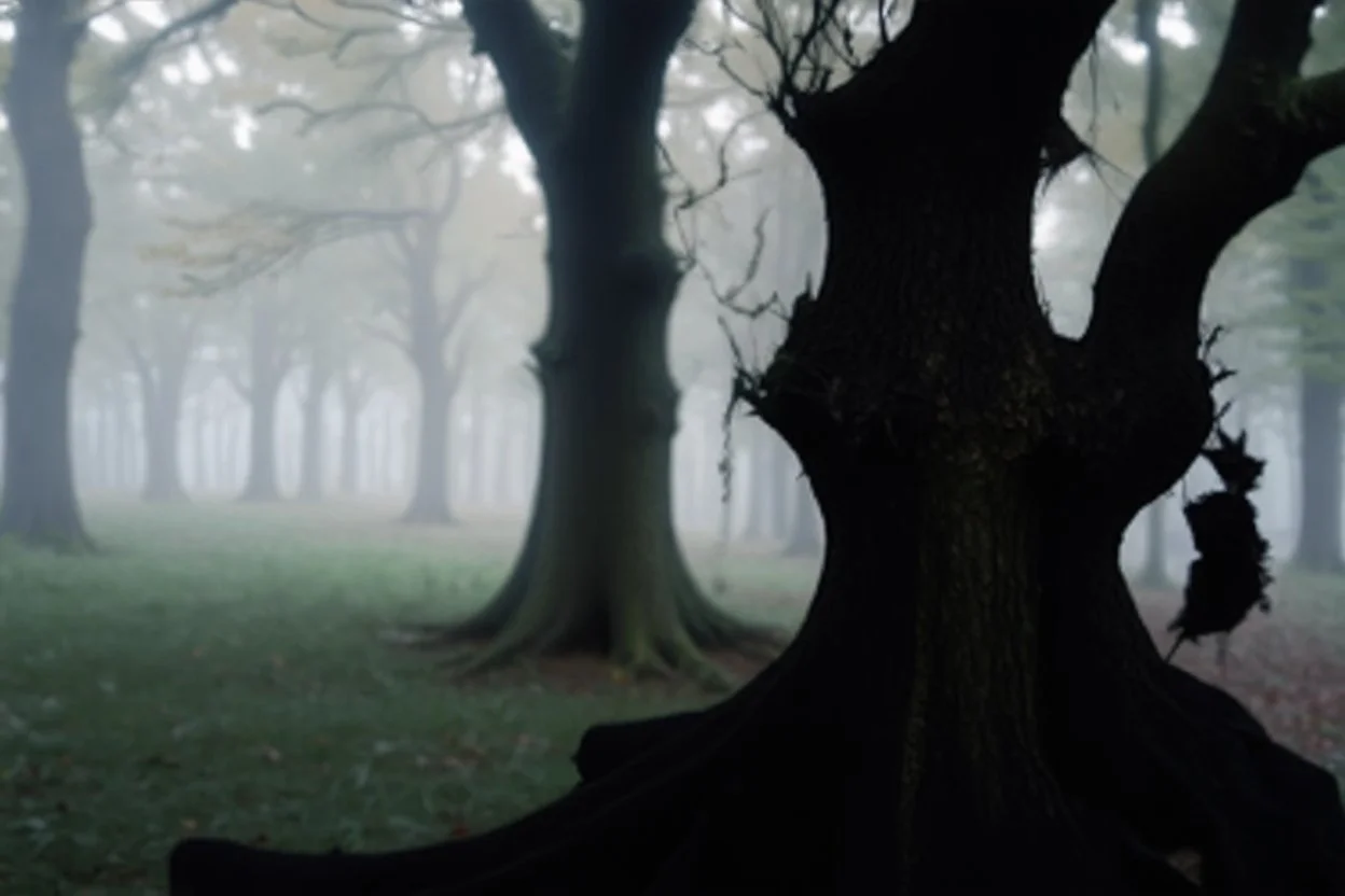 Trees, forest, gothic horror movies influence, photography hd