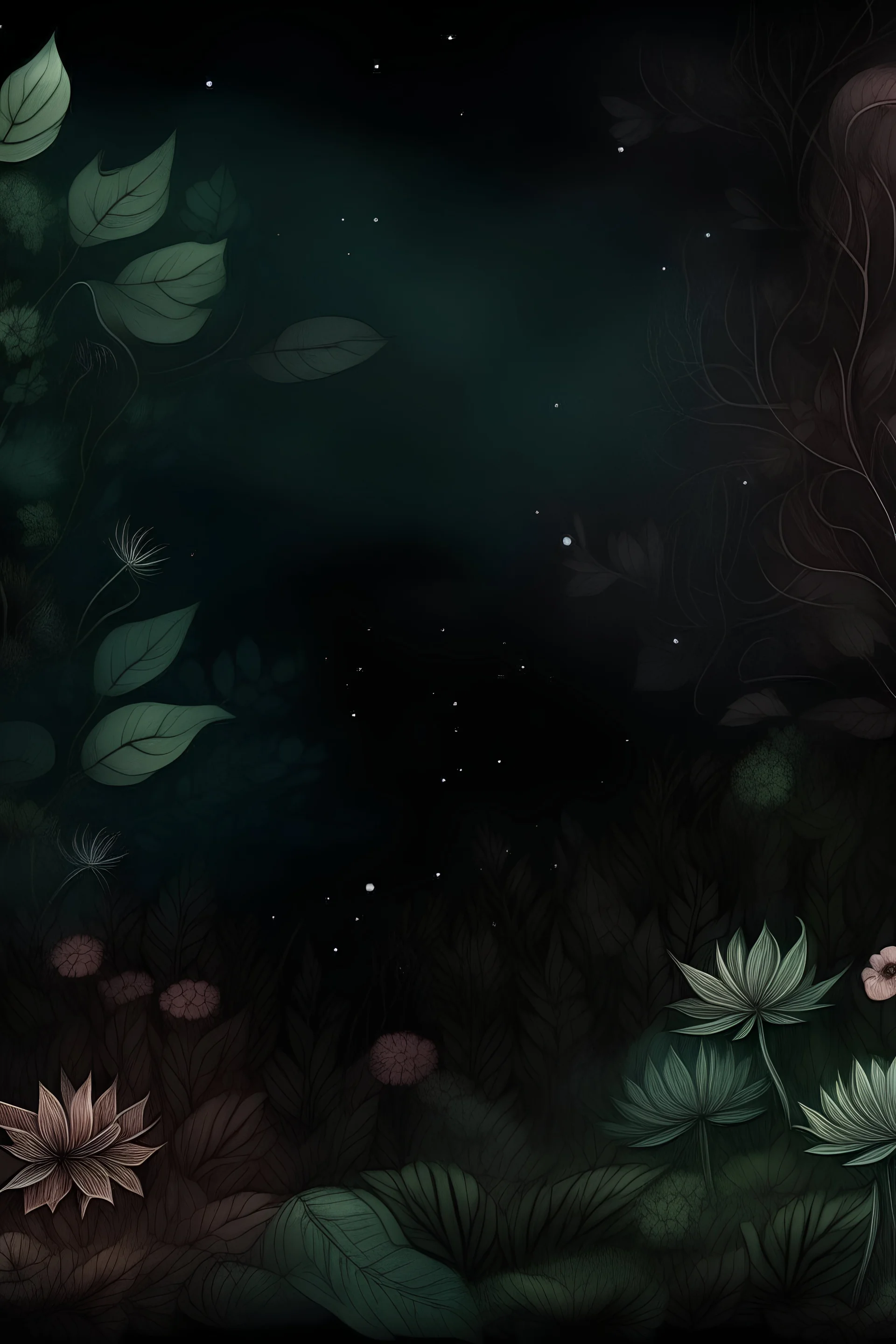create a nature-y background with a dark ish theme