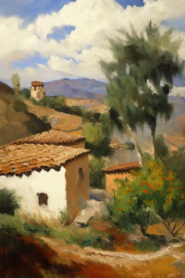 Spanish landscape painting