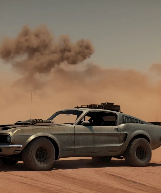 Mad max car. Ford Mustang. 2024