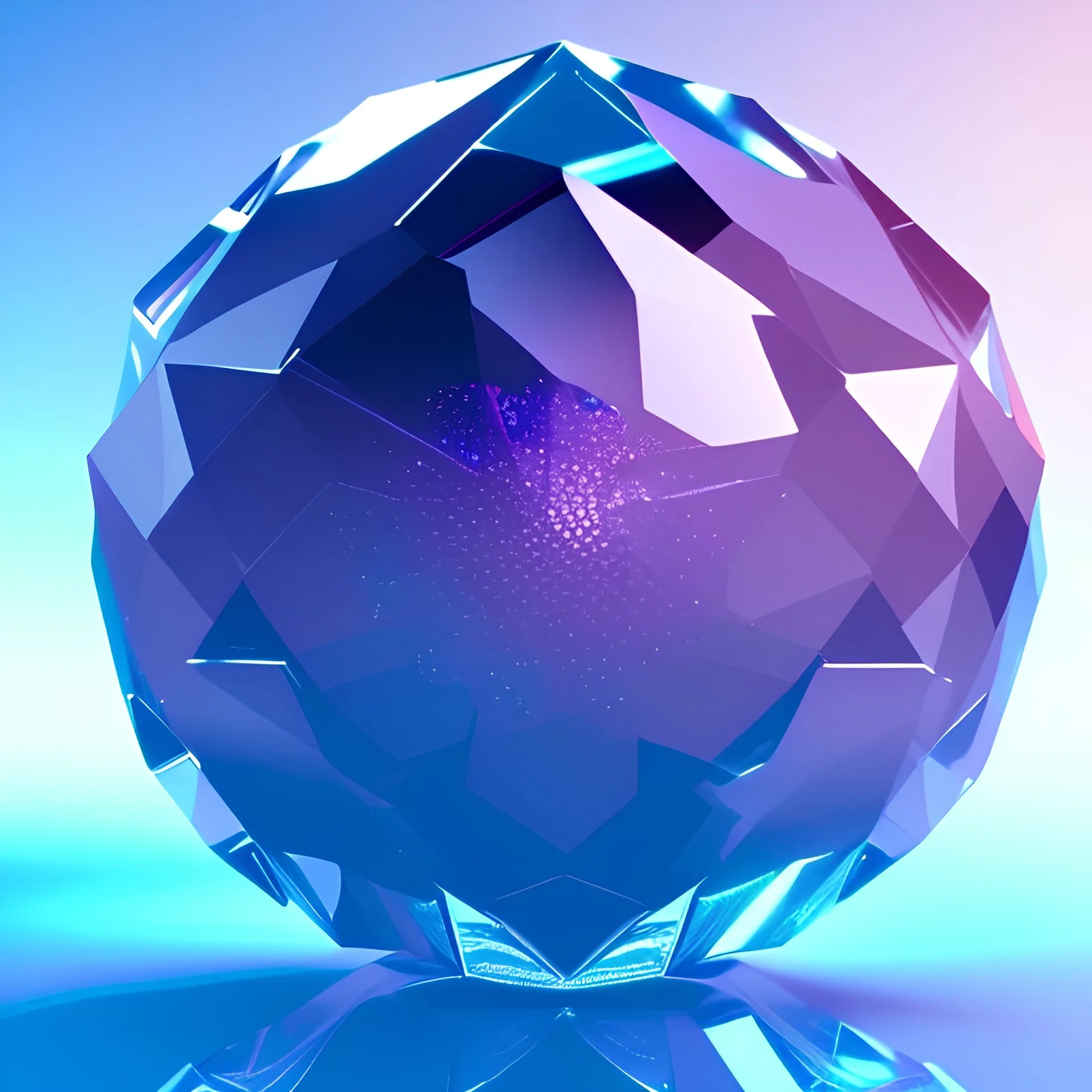 Beautiful crystal, 4K, 8K, 3D