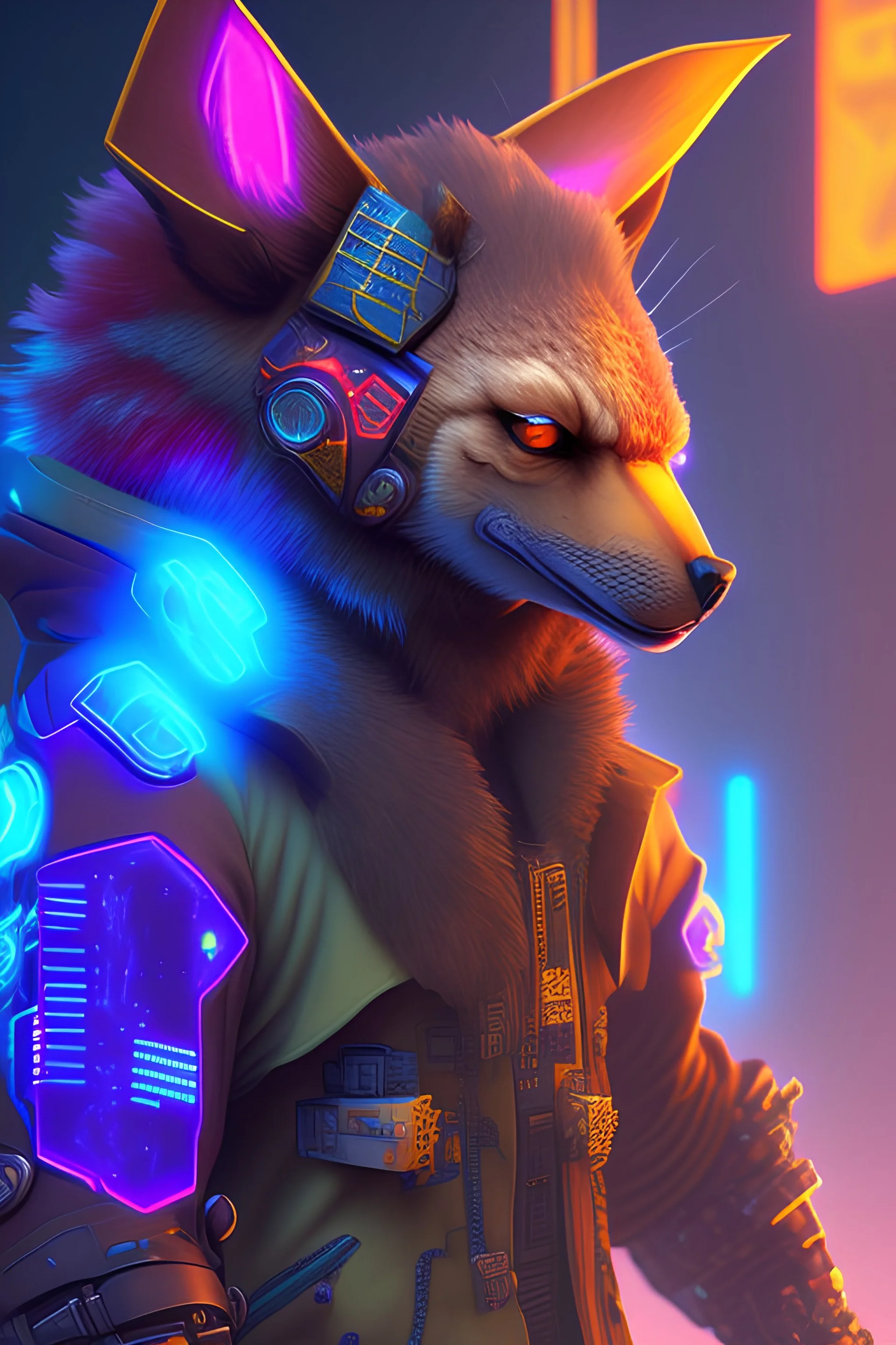 Cyberpunk animals